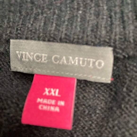 VINCE‎ CAMUTO Women’s Black Crew Neck Sweater Size XX Large NEW WITH TAGS - Picture 8 of 8